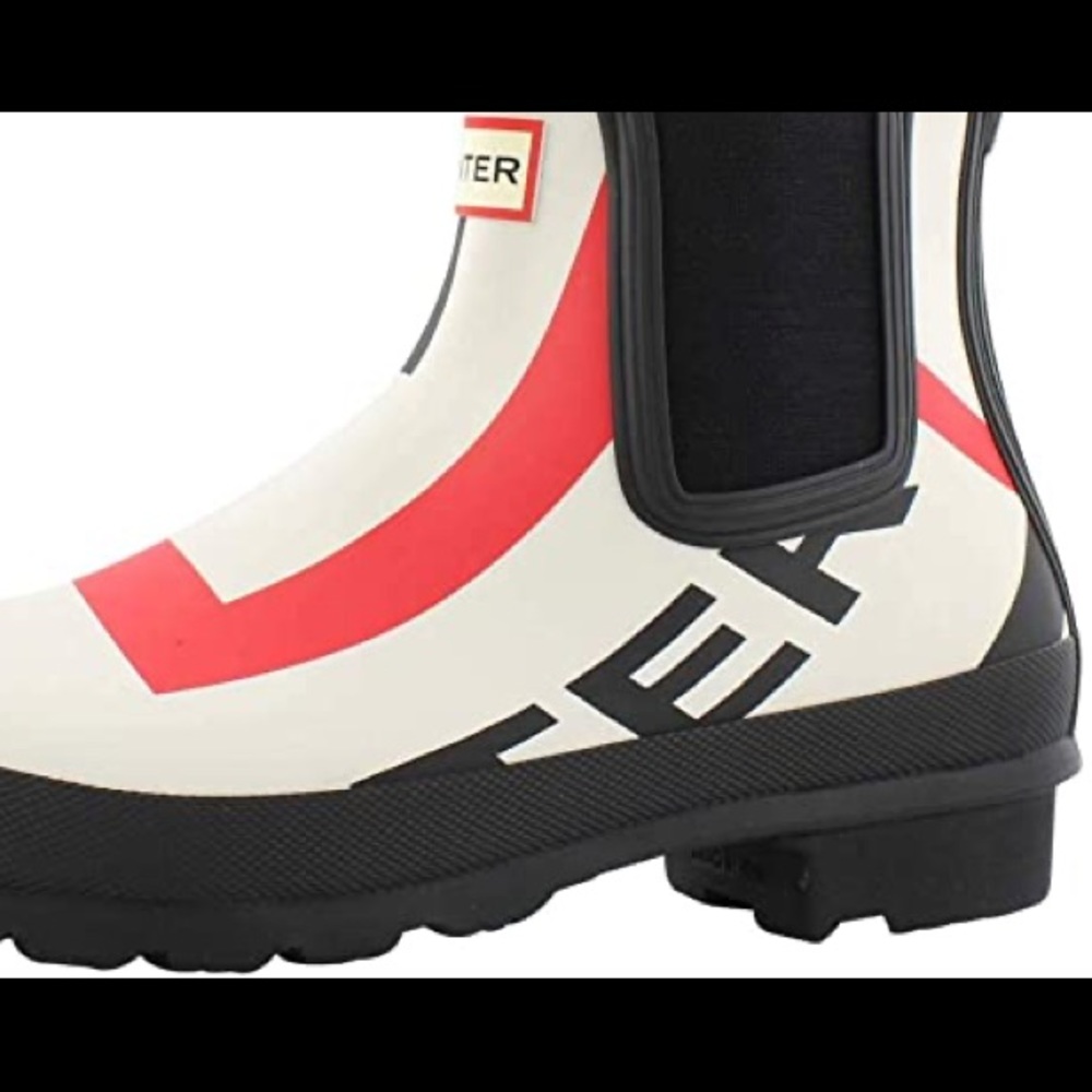 W HUNTER CHELSEA RAIN BOOTS SIZE 9 BNIB. EX. Logo.